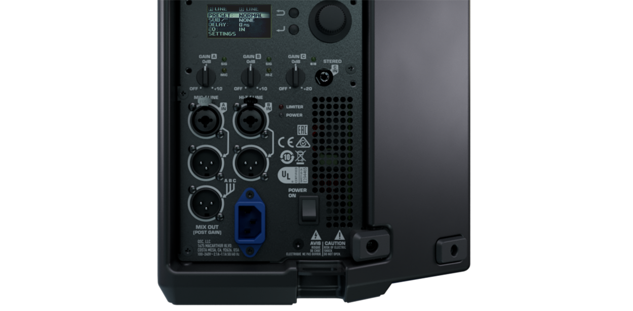 ALTAVOZ ACTIVO QSC K8.2 8 PULGADAS - Imagen 2